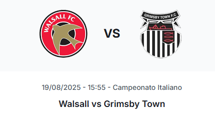 Walsall vs Grimsby Town